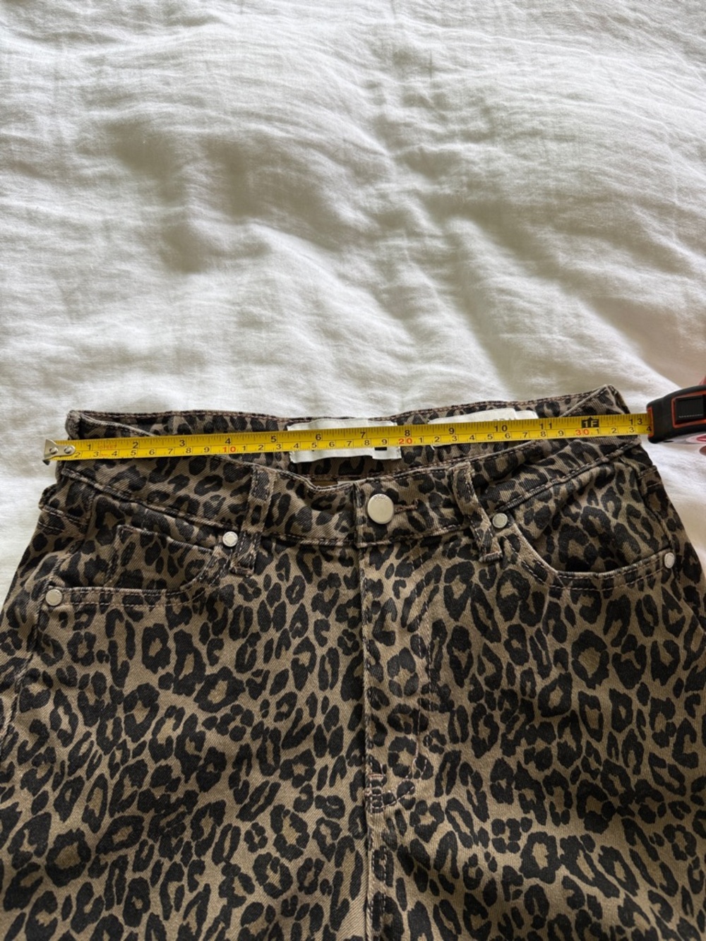 Leopard Baggy Wide Jeans PTCL - Picture 2 of 3